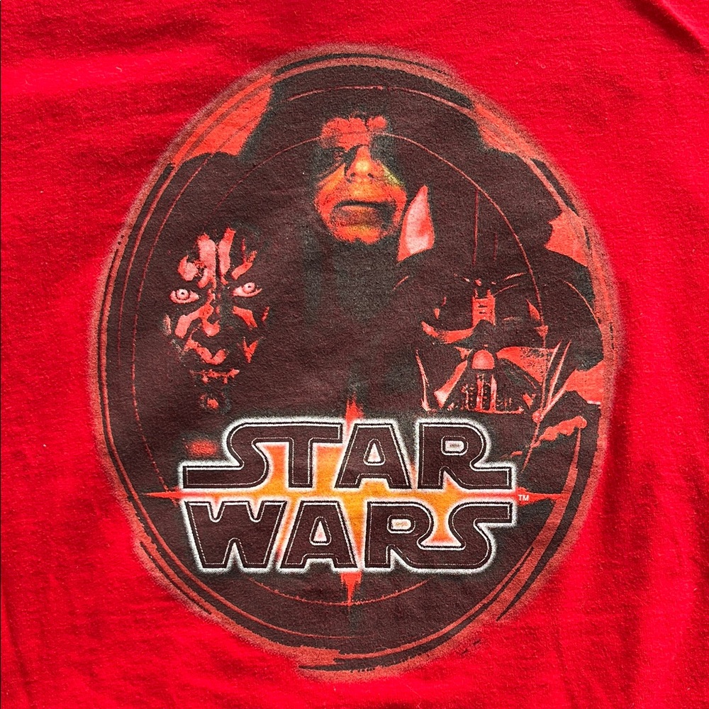 Vintage! Star Wars Red Sith Lord T-Shirt - Picture 3 of 4